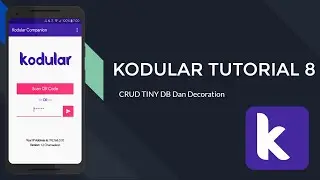 CRUD Kodular dan Database Tiny DB