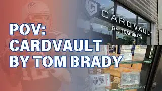POV: Checking out CardVault by Tom Brady at Gillette Stadium 🏈 🐐 Insane Card Shop in Foxborough!