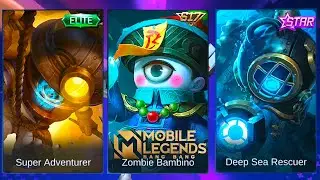 Cyclops Zombie Bambino VS Super Adventurer VS Deep Sea Rescuer MLBB