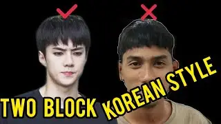 KOREAN STYLE ( TWO BLOCK ) GAYA RAMBUT 2020