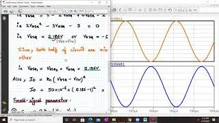MOSFET differential amplifier in LTspice (Estimation of ID, VGS, and Ad)