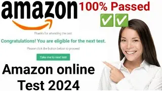 Amazon  assessment Test 2024 | Amazon Work From Home Jobs |Amazon Jobs For Freshers | Amazon hirepro