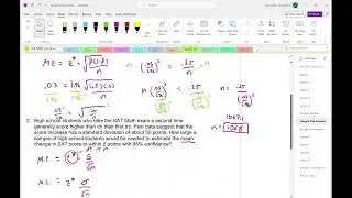 AP Stats Sample Size Practice