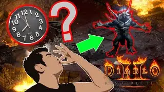 Time spent on 100 Hell Chaos runs. Necro MF [Drop Highlights] | Diablo 2 Resurrected