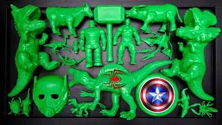 Dinosaurus Jurassic World Dominion:T-Rex/Brachiosaurus/Skibidi/Kingkong/Spiderman/Mosasaurus