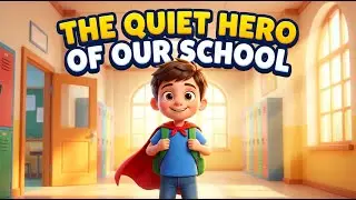 The Quiet Hero of Sunrise School 🦸&zwj;♂️  Inspirational Story for Kids  Short Hero Story