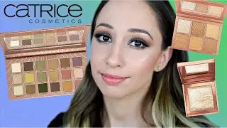Easy Green Smokey Eye Makeup Tutorial - Catrice TANsation Sunshine Heat Me Up Eyeshadow Palette