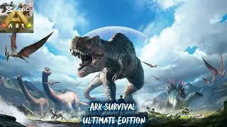 Ark mobile single player ep 2| I build my house in ark mobile 😱