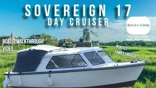Sovereign 17 Day Cruiser Boat - Walkthrough Video - For Sale - &pound;&pound;? #boat #boatreview #boatlife