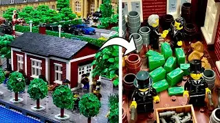 Verdächtige Aktivitäten in der Markthalle - Bau einer Lego Stadt Teil 266.