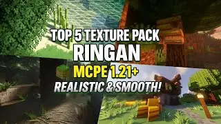 🌿 5 TEXTURE PACK TERBAIK MCPE 1.21+ | RINGAN TAPI REALISTIC!