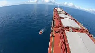 Rescue boat drill   Hay Point, Australia MV AVICL ATERMIS 26 02 2022