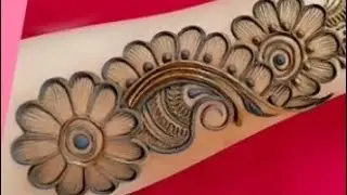 Very stylish unique arabic mehndi design for back hand| New Simple Arabic Mehndi Design #hennadesign