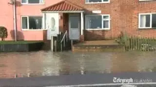 Flooding in England as snow melts