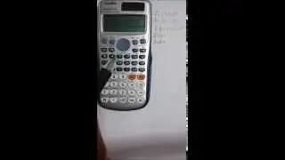 Calculadora casio fx-991es plus(operaciones con vectores)