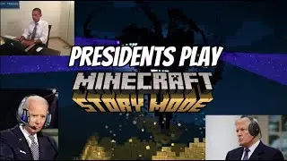 AI Presidents play Minecraft Story Mode