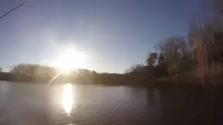 Hunter King catching a big bass on a shaky head