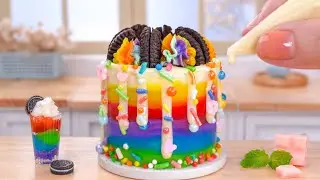 Best Of Tiny Cakes Compilation | 1000+ Satisfying Miniature Chocolate Rainbow Cake Design