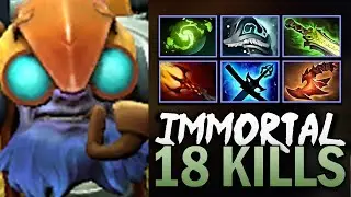 Игровой процесс Tinker с Dagon и Overwhelming Blink &mdash; Dota 7.40