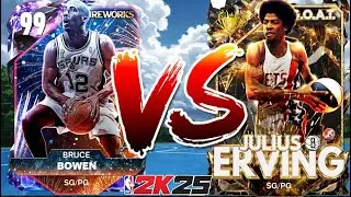 BRUCE BOWEN EXPOSED GOAT JULIUS ERVING IN TRIPLE THREAT PARK NBA 2K25