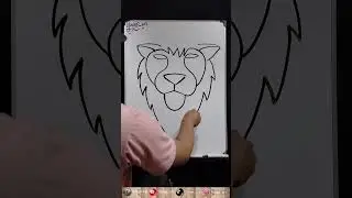 easy drawing🦁 for kid #easydrawing #art