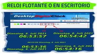 C&oacute;mo poner un reloj flotante en Windows 11 🖥 Siempre visible o en el escritorio