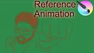 My first reference animation on Krita.