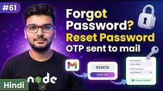 Forgot Password in Node.js (OTP + Email) | Reset Password by Nodemailer | OTP Email + Reset Password