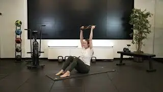 Overhead Weighted Sit Ups