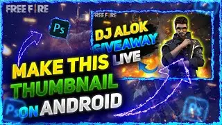 DJ ALOK GIVEAWAY || THUMBNAIL HOW TO MAKE LIKE THIS || GIVEAWAYS THUMBNAIL ||