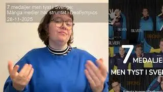 7 medaljer men tyst i Sverige: M&aring;nga medier har struntat i  Deaflympics