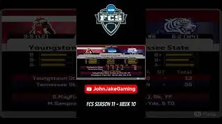 FCS Season 11 - Week 10 Recap #shorts #ncaafootball06 #ncaa06next