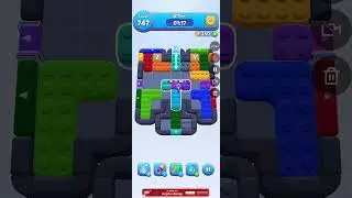 Color Block Jam - Level 747 Solution