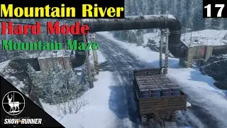 Mountain Maze ⚠️ SnowRunner Hard Mode ⚠️ Immersive Alaska Contracts