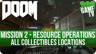 Doom Mission 2 All Collectibles (Secrets, Collectibles, Data Logs, Automaps, Elite Guards, Drones)