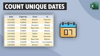 Excel Tip: How to count unique dates in Excel - Easy Formula