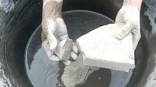 Bombastic smokey soft black mud water crumbling 😋 soft fluffy dusty mud 🫶  relaxing asmr 