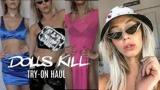 DOLLS KILL FESTIVAL TRY-ON HAUL☆ | Sarah Burgett