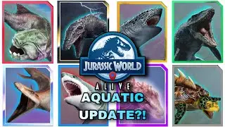 JURASSIC WORLD ALIVE AQUATIC UPDATE After JURASSIC WORLD ALIVE 3.4?! | JWA 3.4
