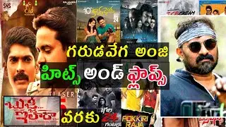Director Garuda Vega Anji Hits and Flops | All movies list | Bujji ila ra movie