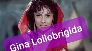Gina Lollobrigida. Actriz italiana. 1 Globo de Oro. Eterna Rival Sophia Loren. D&eacute;cadas 50 y 60