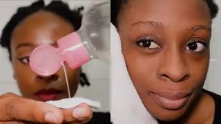 HOW TO REMOVE MAKEUP WITH MICELLAR WATER FOR BEGINNERS | LADE KEHINDE