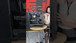 RTX 5080 + Intel ultra 9 285k 🔥 ultimate 4K Gaming Pc Build #pcbuild #gaming #pc #shorts