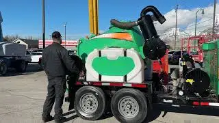 Vacuum Excavator 2019 Ditch Witch HX30 Hydro Vac 500 Gallon Kubota Diesel Portable Trailer Mounted