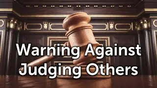 Warning Against Judging Others (James 4:11-12)