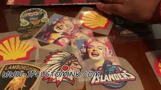 How to apply printable Glitter to a t shirt HP LATEX 115