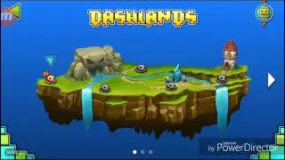 Geometry Dash World Dashlands Level 1-4 walktrough