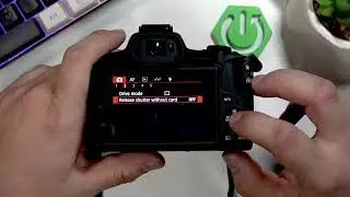CANON EOS R50 &ndash; How to Enable or Disable Release Shutter Without Card