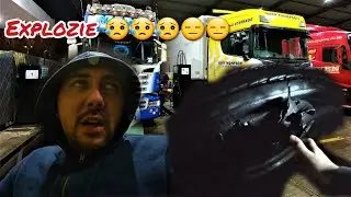 EXPLOZIE PE REMORCA