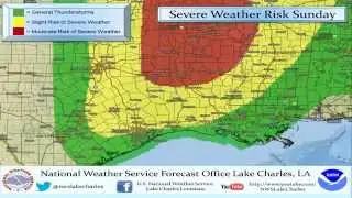 Severe Weather Threat Continues Sunday and Monday